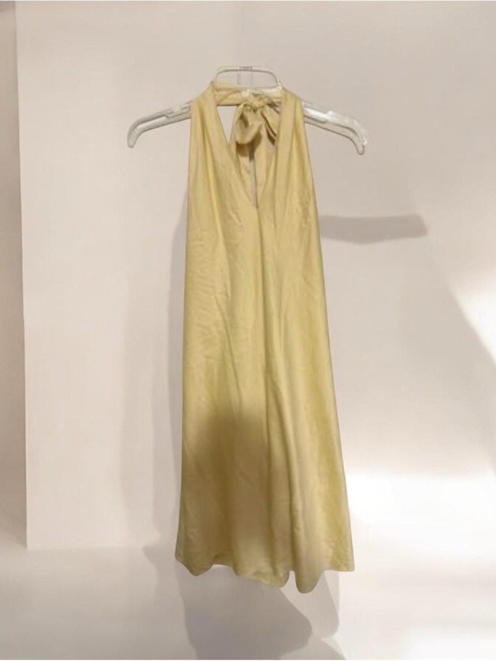 wild fable Yellow Halter Tie Dress - Picture 1 of 3